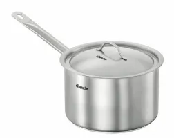 Photo 1 - Casserole inox avec couvercle 6,7 litres - 485x265x200 mm - Bartscher - 100452