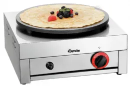 Crêpière 1CP400G gaz plaque 40 cm avec 2 niveaux de puissance - Bartscher - 1043613