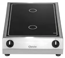 Réchaud à induction 2K6000 GLH 2 zones de cuisson 6 kW - Bartscher - 104913 Réchaud à induction 2K6000 GLH 2 zones de cuisson 6 kW - Bartscher - 104913