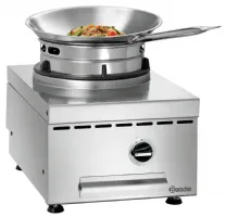 Wok à poser gaz GWTH1 avec brûleur 11,5 kW et anneau pour wok Ø 290 mm - Bartscher - 1052303 Wok à poser gaz GWTH1 avec brûleur 11,5 kW et anneau pour wok Ø 290 mm - Bartscher - 1052303