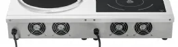 Photo 4 - Combinaison plaque/wok induction ikiw 70 2 feux indépendants 3500 w monophasé - bartscher - 105800 - Bartscher - 105800