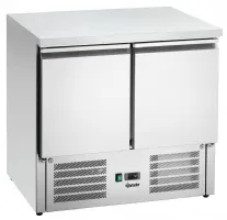 Photo 8 - Table desserte réfrigérée mini 900t2 2 portes vitrées positive 900x700x880 mm - bartscher - 110256 - Bartscher - 110256