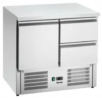 Photo 8 - Table desserte réfrigérée mini 900t1s2 avec armoire et 2 tiroirs gn 260 l positive - bartscher - 110257 - Bartscher - 110257