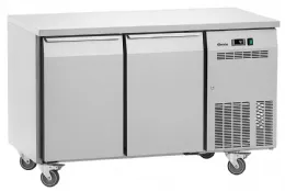 Photo 2 - Table réfrigérée positive professionnelle 2 portes à battant, et 2 grilles, capacité 1/1 gn - bartscher - 110895 - Bartscher - 110895