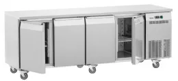 Table réfrigérée professionnelle positive 4 portes à battant capacité 1/1 GN - Bartscher - 110897