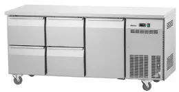 Photo 8 - Table réfrigérée professionnelle positive avec 1 porte à battant et 4 tiroirs 1/1 gn - bartscher - 110898 - Bartscher - 110898