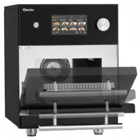 Photo 3 - Four snacking professionnel sur four noir commande tactile chambre 305x305x185 mm - bartscher - 120741 - Bartscher - 120741