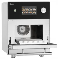 Photo 3 - Four professionnel snacking sur four couleur argenté commande électronique volume 17 litres - bartscher - 120768 - Bartscher - 120768