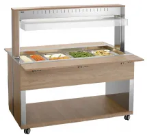 Buffet Maintien Chaud Chariot W4110-200U 4 récipients GN 1/1 1495x1250x1520 mm - Bartscher - 125634 Buffet Maintien Chaud Chariot W4110-200U 4 récipients GN 1/1 1495x1250x1520 mm - Bartscher - 125634