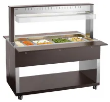Buffet Maintien Chaud Chariot W4110-200W 4 récipients GN 1/1 1495x1250x1520 mm - Bartscher - 125634V1 Buffet Maintien Chaud Chariot W4110-200W 4 récipients GN 1/1 1495x1250x1520 mm - Bartscher - 125634V1