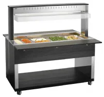 Buffet Maintien Chaud Chariot W4110-200A 4 récipients GN 1/1 1495x1250x1520 mm - Bartscher - 125634V2 Buffet Maintien Chaud Chariot W4110-200A 4 récipients GN 1/1 1495x1250x1520 mm - Bartscher - 125634V2