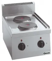 Fourneau profondeur 650 Réchaud électrique 600 2PLTG Triphasé - Bartscher - 131723 Fourneau profondeur 650 Réchaud électrique 600 2PLTG Triphasé - Bartscher - 131723