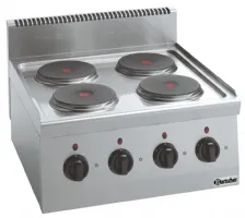 Fourneau profondeur 600 électrique 600, L600, 4PL, AT - Bartscher - 131734