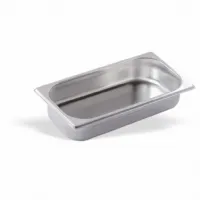 Bac gastronorme GN 1/3 inox 18/10 capacité 7,3 L - Pujadas - 132.001 Bac gastronorme GN 1/3 inox 18/10 capacité 7,3 L - Pujadas - 132.001
