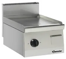 Plaque à snacker pro profondeur 600 grill 600, B400, lisse - Bartscher - 132115 Plaque à snacker pro profondeur 600 grill 600, B400, lisse - Bartscher - 132115