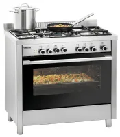 Photo 2 - Cuisinière professionnelle à gaz bgh 600-521 5 brûleurs - bartscher - 1519821 - Bartscher - 1519821