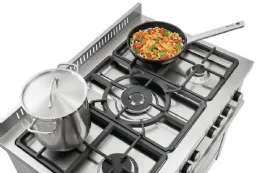 Photo 3 - Cuisinière professionnelle à gaz bgh 600-521 5 brûleurs - bartscher - 1519821 - Bartscher - 1519821