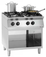 Fourneau profondeur 700 à gaz MFGO 7040 4 feux Gaz - Bartscher - 1582051