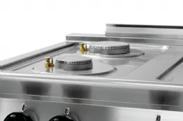 Photo 4 - Fourneau profondeur 650 cuisinière à gaz mfg 7360 6 brûleurs gaz - bartscher - 1582201 - Bartscher - 1582201
