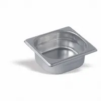 Bac gastronorme GN 1/6 inox 18/10 capacité 1 L - Pujadas - 160.651