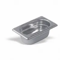 Bac gastronorme GN 1/9 inox 18/10 capacité 0,9 L - Pujadas - 191.001 Bac gastronorme GN 1/9 inox 18/10 capacité 0,9 L - Pujadas - 191.001
