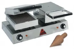 Gaufrier professionnel monophasé double cônes - sofraca - 19132 - Sofraca - 19132 Gaufrier professionnel monophasé double cônes - sofraca - 19132 - Sofraca - 19132