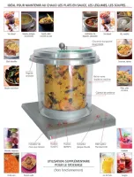 Photo 2 - Chauffe aliments professionnel 12l puissance 800 w - sofraca - 20002 - Sofraca - 20002