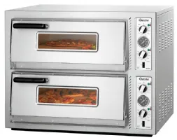 Four à Pizzas professionnel électrique NT 622 Triphasé 2 chambres 8 pizzas Ø 30 cm - Bartscher - 2002095