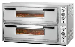 Four à Pizzas professionnel électrique NT 921 double chambre 12 pizzas 30 cm - Bartscher - 2002121