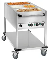 Chariot Bain marie WB3110 655x1300x910 mm - Bartscher - 200262 Chariot Bain marie WB3110 655x1300x910 mm - Bartscher - 200262