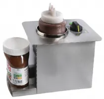 Chauffe-chocolat professionnel encastrable bain-marie 1 litre 225x175x220 mm - Sofraca - 200ENC - SOFRACA - 200ENC Chauffe-chocolat professionnel encastrable bain-marie 1 litre 225x175x220 mm - Sofraca - 200ENC - SOFRACA - 200ENC