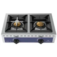 Cuisinière professionnelle plaque de cuisson gaz 2 brûleurs 14 kw - virtus - 2126u - Virtus group - 2126U Cuisinière professionnelle plaque de cuisson gaz 2 brûleurs 14 kw - virtus - 2126u - Virtus group - 2126U