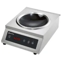 Wok à poser induction de table ø 330 mm 5 kw triphasé - virtus - 2151s - Virtus group - 2151S