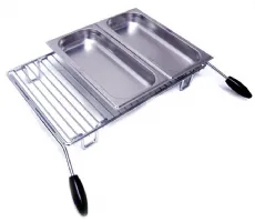 Photo 2 - Salamandre professionnelle monophasée vitrocéramique 560x500x400 mm - sofraca - 24042v - Sofraca - 24042V