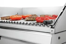 Photo 4 - Gril à pierre de lave 700vr g180 gaz sur pied 800x700x850 mm - bartscher - 2856311 - Bartscher - 2856311