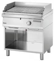 Photo 6 - Gril à pierre de lave 700vr g180 gaz sur pied 800x700x850 mm - bartscher - 2856311 - Bartscher - 2856311
