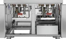 Photo 6 - Friteuse professionnelle profondeur 700 gaz 700, l800, 2x15l, gaz, sur pied, 2 cuves de 15 l, 30 kw - bartscher - 2859271 - Bartscher - 2859271