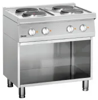 Fourneau profondeur 700 électrique 700, L800, 4PL, SO - Bartscher - 286104