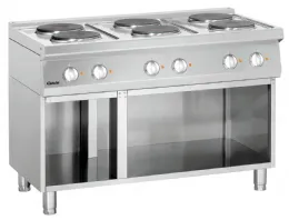Fourneau profondeur 700 électrique 700, L1200, 6PL, SO - Bartscher - 286106 Fourneau profondeur 700 électrique 700, L1200, 6PL, SO - Bartscher - 286106