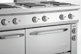 Photo 3 - Fourneau profondeur 700 électrique 700, b1200, 6pl, ebo - bartscher - 286347 - Bartscher - 286347