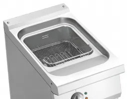 Photo 4 - Friteuse professionnelle profondeur 700, l400, 15l, sur pied, triphasé, 1 cuve, 15 litres, 15 kw - bartscher - 286917 - Bartscher - 286917