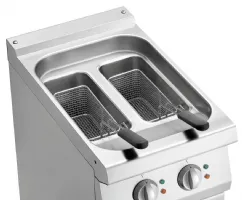 Photo 3 - Friteuse professionnelle profondeur 700, l400, 2x9l, électrique, sur pied, 15 kw - bartscher - 286925 - Bartscher - 286925