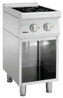 Fourneau profondeur 700 vitro 700, 2P, SO, Électrique, 2 feux, 4,6 kW - Bartscher - 287410
