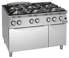 Fourneau gaz professionnel sur four 6 brûleurs 56 kw - bartscher - 2992291 - Bartscher - 2992291 Fourneau gaz professionnel sur four 6 brûleurs 56 kw - bartscher - 2992291 - Bartscher - 2992291