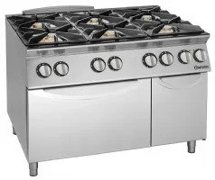 Fourneau gaz sur four 6 zones de cuisson 48 kw - bartscher - 2992481 - Bartscher - 2992481 Fourneau gaz sur four 6 zones de cuisson 48 kw - bartscher - 2992481 - Bartscher - 2992481