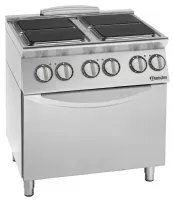 Fourneau électrique professionnel triphasé 22,2 kw sur four 4 plaques - bartscher - 299325 - Bartscher - 299325 Fourneau électrique professionnel triphasé 22,2 kw sur four 4 plaques - bartscher - 299325 - Bartscher - 299325
