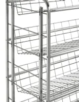 Photo 2 - Chariot à bacs à boissons tgk400 4 étagères grillagées 8 caisses standard 400x300 mm et capacité de charge 120 kg - bartscher - 300084 - Bartscher - 300084