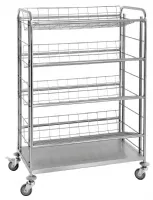 Photo 3 - Chariot à bacs à boissons tgk400 4 étagères grillagées 8 caisses standard 400x300 mm et capacité de charge 120 kg - bartscher - 300084 - Bartscher - 300084