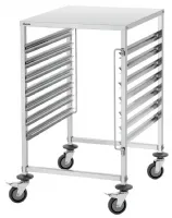Photo 3 - Chariot porte assiette gastronorm agn700-2/1 7 plateaux 655x740x1010 mm - bartscher - 300093 - Bartscher - 300093