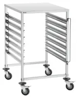 Photo 4 - Chariot porte assiette gastronorm agn700-2/1 7 plateaux 655x740x1010 mm - bartscher - 300093 - Bartscher - 300093